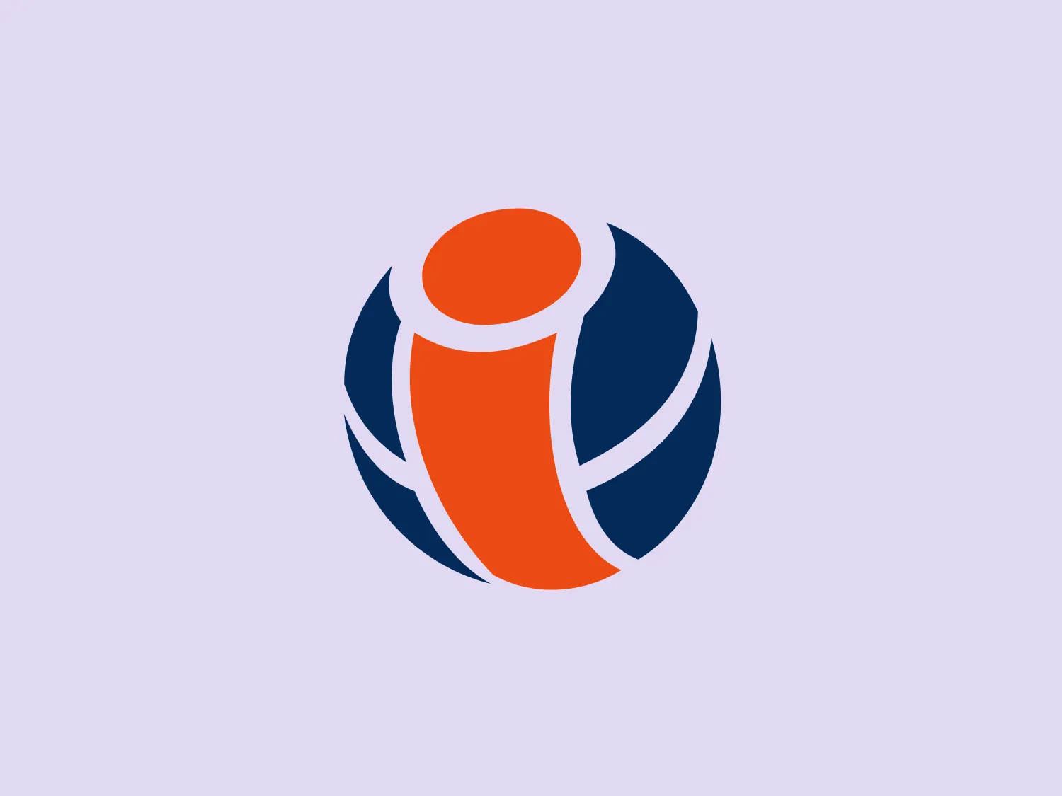 The Integratik logo features an abstract design consisting of a central orange figure, roughly shaped like a flame or droplet, enveloped by a pair of stylized blue wings or leaves on either side. The design is contained within a circular form, suggesting motion, protection, or embrace. The use of contrasting colors—vibrant orange against a deeper blue—creates a dynamic and eye-catching effect, while the smooth curves and pointed tips of the elements convey a sense of elegance and forward movement. The overall aesthetic is modern, clean, and indicative of energy or growth.