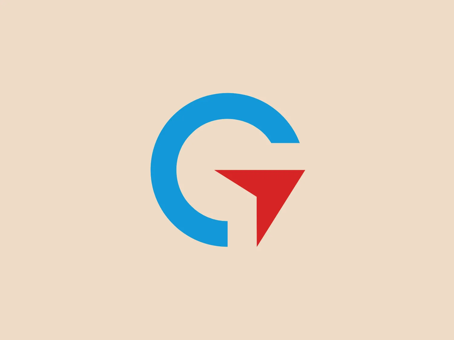 The Global Reach logo features a modern and abstract design with a partial circular element in a bright blue color and a stylized arrow pointing inward from the right in a bold red color. The circular shape is not complete, forming a "C" like appearance, and the arrow's base aligns seamlessly with the circular edge, giving the impression of motion or insertion. The colors are vibrant and provide a strong contrast against each other, which makes the Global Reach logo stand out. The overall design aesthetic is clean, simple, and dynamic, suggesting innovation and forward-thinking.