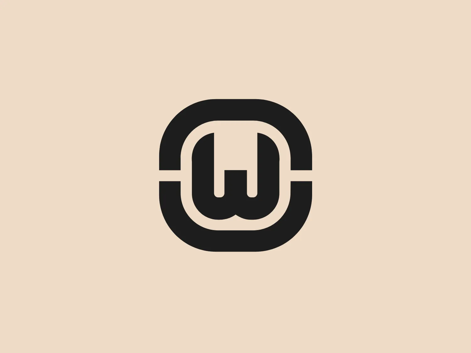 The WampServer logo features a stylized lower-case 'w' with distinctive cutouts in both the upper and lower sections, creating a unique negative space. The 'w' is framed within a continuous outline, resembling an abstract geometric form, potentially a rounded square or a simplified racetrack shape. The color of the 'w' and its framing is a vibrant, hot pink, commanding attention with its modern and approachable character. The simplicity of the design mixed with the punchy color choice lends the logo a youthful and energetic feel.