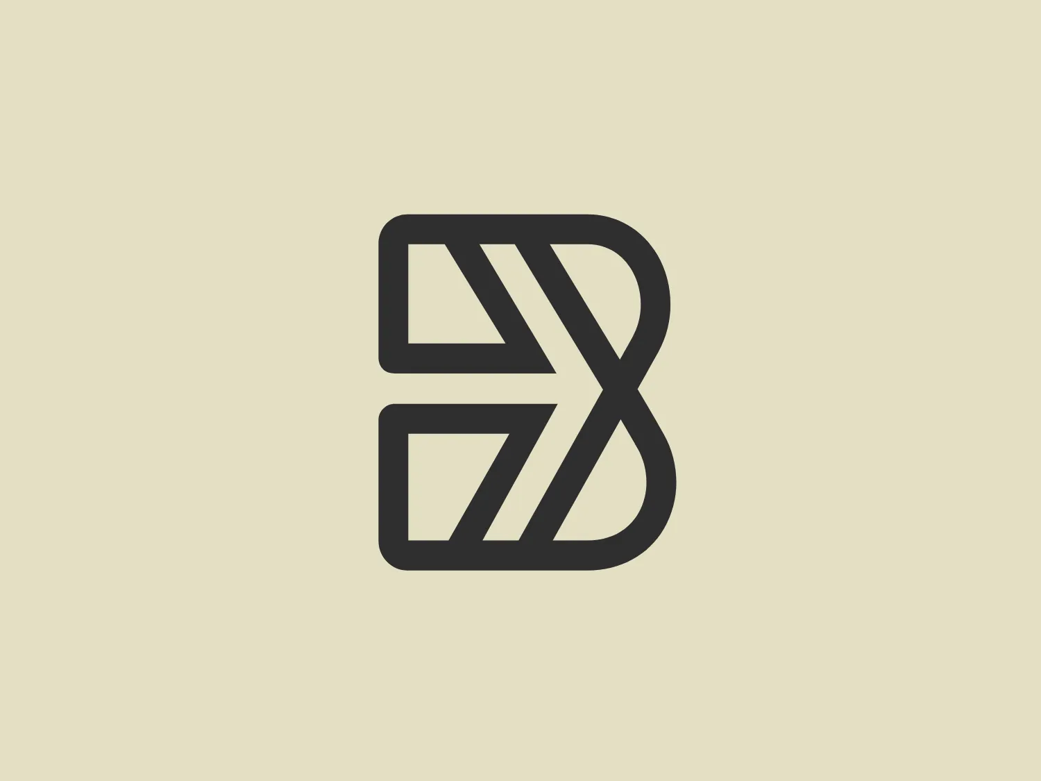 This logo features a stylized, abstract design that resembles a combination of the letters "B" and "E" or a digit "8" with a unique twist. The design consists of bold, interconnected lines that create an impression of movement and connectivity. The logo's color is a vibrant shade of blue, which stands out and gives it a modern and dynamic look. The negative space is used effectively to enhance the visual intricacy of the design. The overall aesthetic is sleek and minimalist, with a geometric appeal that suggests innovation and technology.