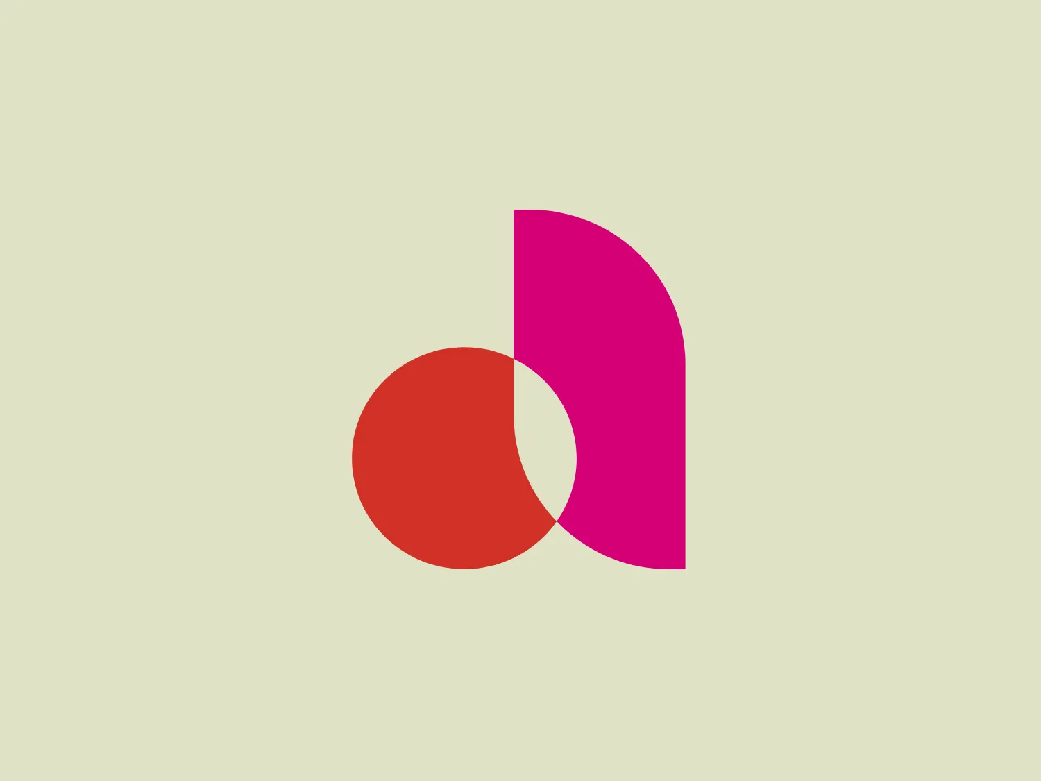 The Amplio logo features a minimalist design with two simple shapes: a magenta semicircle and a tangerine circle that partially overlaps it. The semicircle is placed on the right with its flat side facing left, while the circle is positioned to the left, creating a sense of balance and unity. The design uses a modern, flat color palette with no gradients or shading, giving it a bold and clean appearance. The choice of bright and contrasting colors catches the eye, while the straightforward geometric shapes convey a sleek and contemporary vibe.