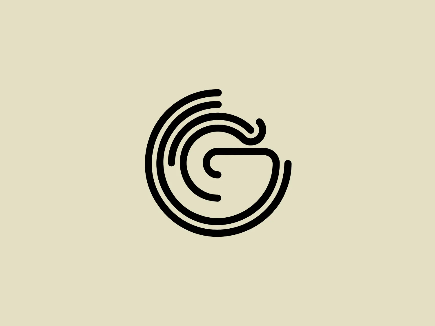 The Gaydio logo features a minimalist, abstract mark consisting of a series of concentric lines curving inward to form a spiral-like shape. The lines gradually decrease in thickness as they approach the center, suggesting dynamic movement and drawing the eye inward. It is a monochromatic design, utilizing bold black against a white background, giving it a modern and clean appearance. The simplicity of the design allows for versatile use across various platforms and sizes. The continuous line also implies connectivity or continuity. Given the monochromatic nature of the Gaydio logo, a soft, neutral background would complement it without detracting from its impact.