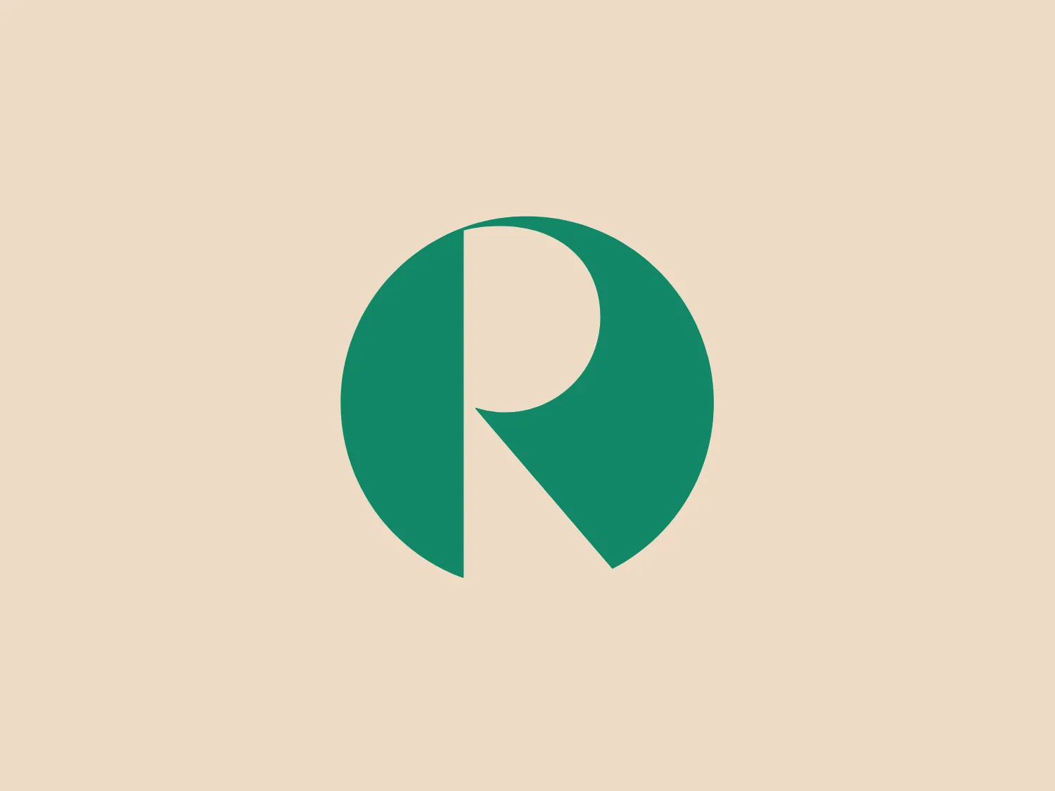 The Ramsauer logo features a stylized letter "R" contained within a circle. The design is minimalistic, with the right side of the "R" extending beyond its usual form to create a fluid, dynamic look that breaks the circular boundary on the right side, giving the appearance of motion or progress. The color is a rich, bold teal, which stands out with a modern and sleek vibe. The logo's simplicity suggests a contemporary brand identity with an affinity for elegance and innovation.