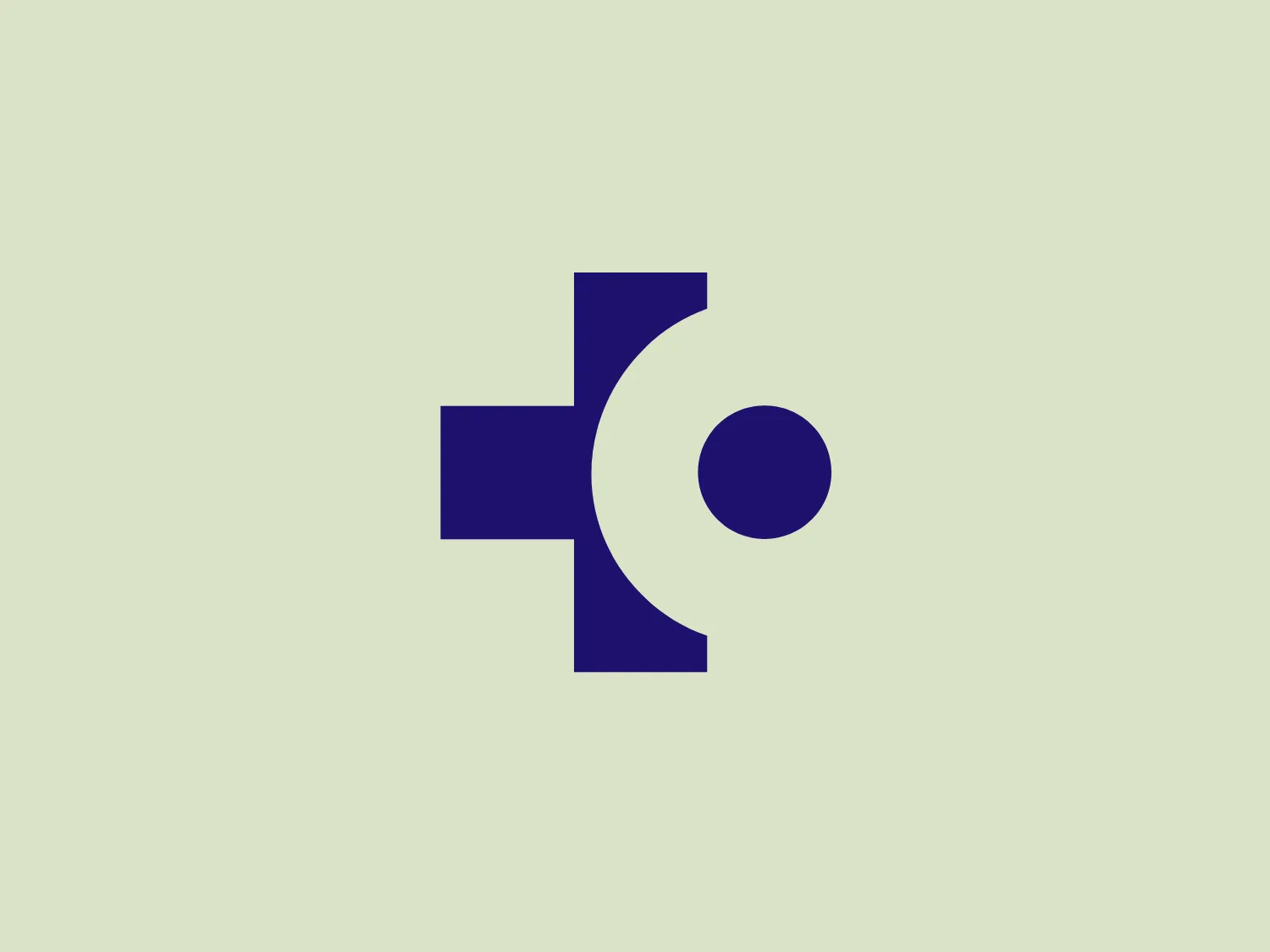 The Osakidetza logo portrays a bold and simplistic design with geometric shapes in a deep shade of blue. It features a large plus sign intersected with a half-circle on the right side, creating a visually pleasing, symmetrical balance. In the center of the half-circle, there is a solid blue circle that completes the design, suggesting an eye or a focal point. This modern design conveys a sense of precision and clarity in execution, with the stark contrast of shapes offering a strong visual identity. The clean lines and absence of additional embellishments reflect a minimalist aesthetic.