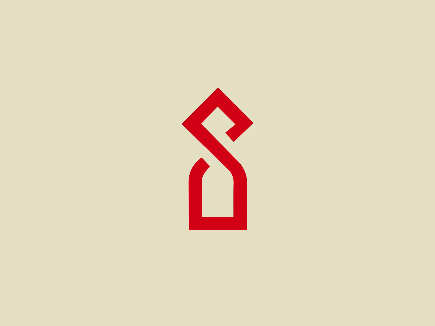 The INT Chain logo is comprised of geometric shapes with a modern, abstract aesthetic. It primarily consists of a bold red color, with a design that resembles an interlocked or intertwined 'S' and 'I' shape, which suggests a sense of connectivity or integration. The logo has crisp, clean lines, giving it a professional and sleek appearance. Notably, the 'S' part of the design has a shape reminiscent of a flame or a drop, adding a dynamic and fluid element to the overall design.