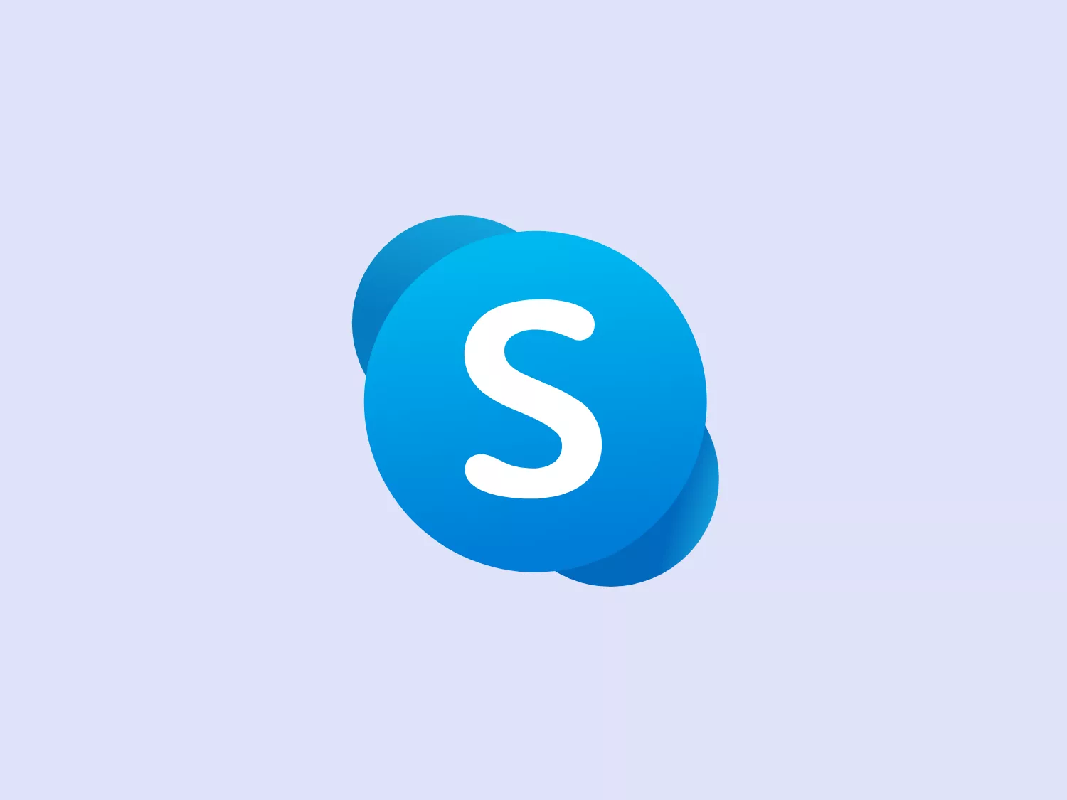 The Skype logo showcases a modern and fluid design featuring a stylized letter "S" in crisp white font, centered within a vibrant and cloud-like blue shape. The blue color exudes a sense of technology and innovation, while the cloud form suggests connectivity, cloud computing, or the digital space. Its smooth gradients and soft edges convey a friendly and approachable brand image, with a clean, minimalist, and contemporary aesthetic, hinting at a forward-thinking and user-friendly company.